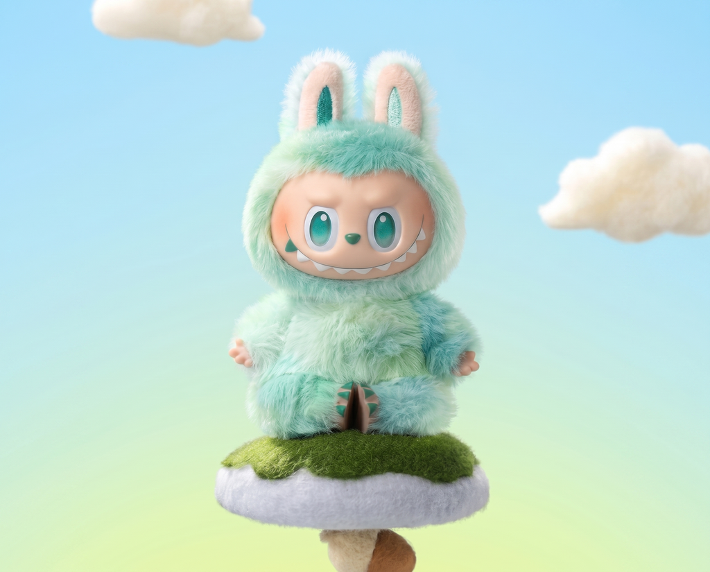 Lababu vinyl Face Doll Pendant Plush Toy Random mix Colour (1pc)